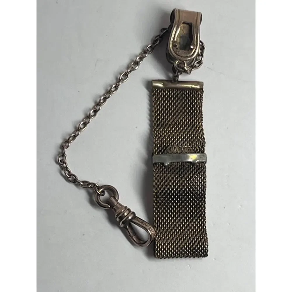 Victorian THEDEBCO Nonpareil GF Fob Clip Lobster Claw Pocket Watch Accessories
